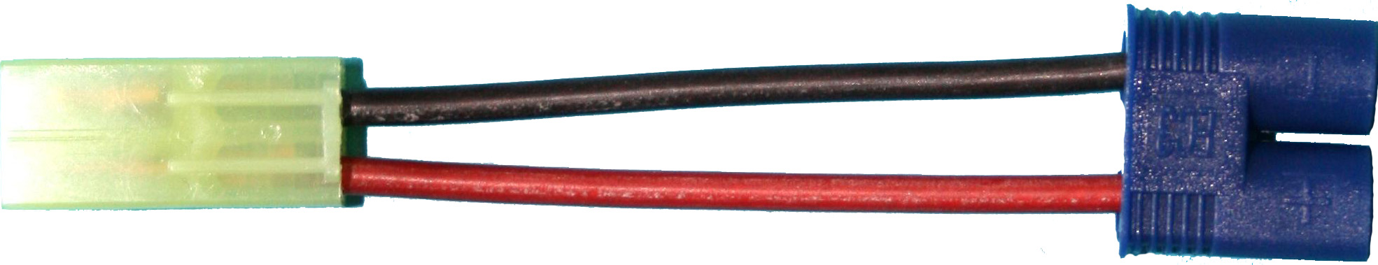 Adapter Mini-JST-Stecker auf EC3-Stecker |
0,75 mm², Silikon, 7 cm, lose 
- Made in Germany -