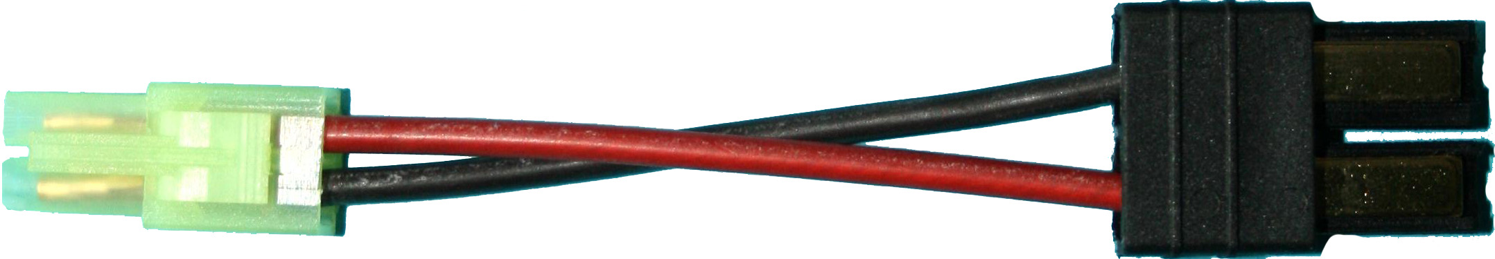 Adapter Mini-JST-Buchse auf TRX-Stecker |
0,75 mm², Silikon, 7 cm, lose 
- Made in Germany -