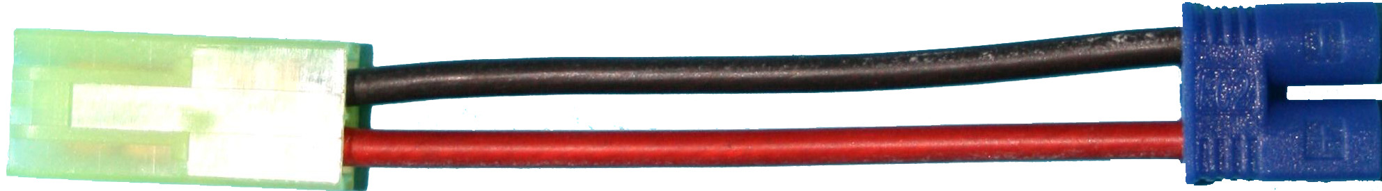 Adapter Mini-JST-Stecker auf EC2-Stecker |
0,75 mm², Silikon, 7 cm, lose 
- Made in Germany -