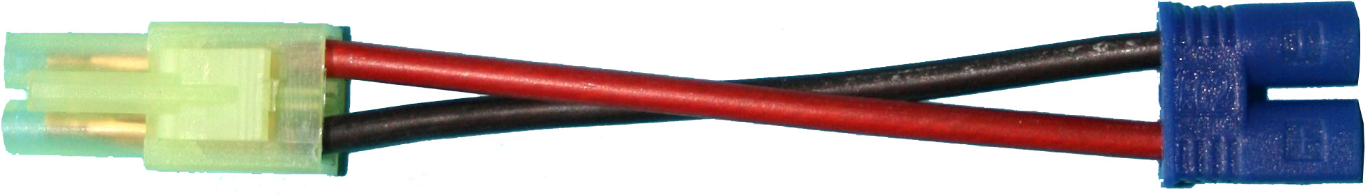 Adapter Mini-JST-Buchse auf EC2-Stecker |
0,75 mm², Silikon, 7 cm, lose 
- Made in Germany -