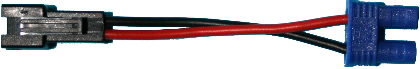 Adapter Slowflyer-Stecker auf EC2-Buchse |
0,25 mm², Silikon, 7 cm, lose 
- Made in Germany -