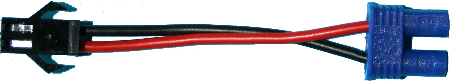 Adapter Slowflyer-Buchse auf EC2-Buchse |
0,25 mm², Silikon, 7 cm, lose 
- Made in Germany -
