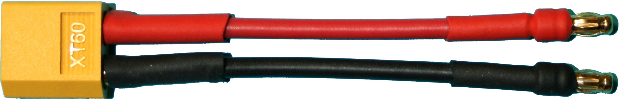Adapter XT60-Stecker auf 3,5 mm Stecker/St. |
2,5 mm², Silikon, 7 cm, lose 
- Made in Germany -