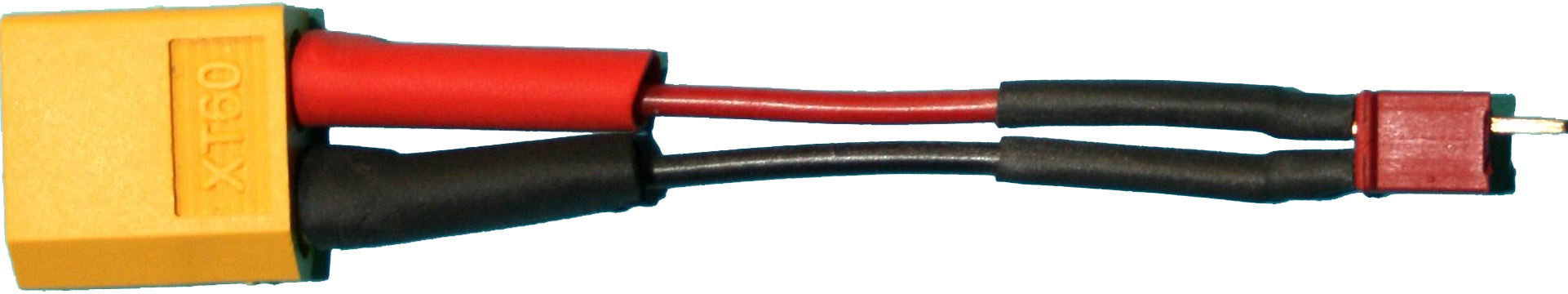 Adapterkabel XT60-Stecker |
auf Micro-Stecker, 0,5 mm², 
Silikon, 7 cm, lose 
- Made in Germany -