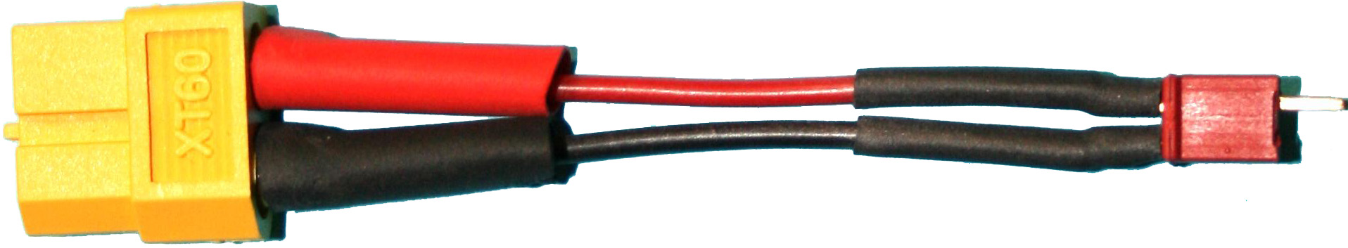 Adapterkabel XT60-Buchse auf Micro-St. | 
0,5 mm², Silikon, 7 cm, lose 
- Made in Germany -