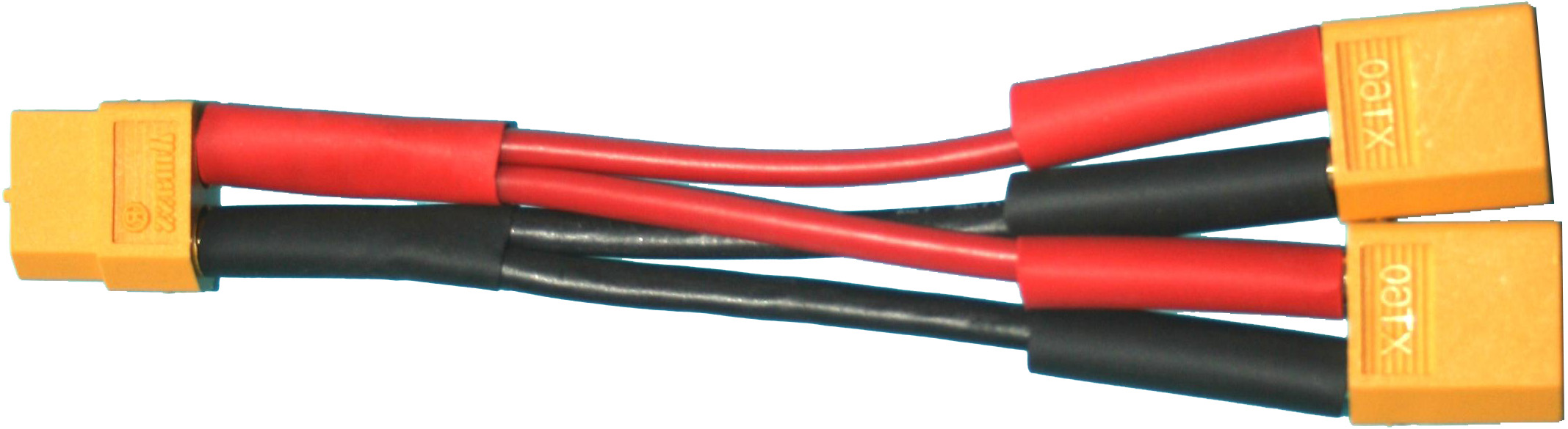 XT60-T-Kabel (2 Akkus parallel) |
2,5 mm², Silikon, 7 cm, lose