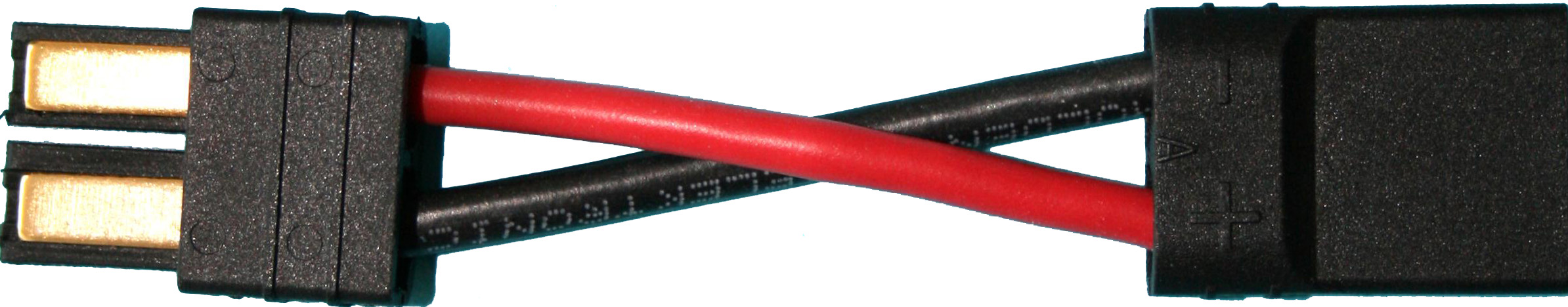 Adapterkabel TRX-Stecker auf TRX-Buchse |
2,5 mm², Silikon, 7 cm, lose 
- Made in Germany -