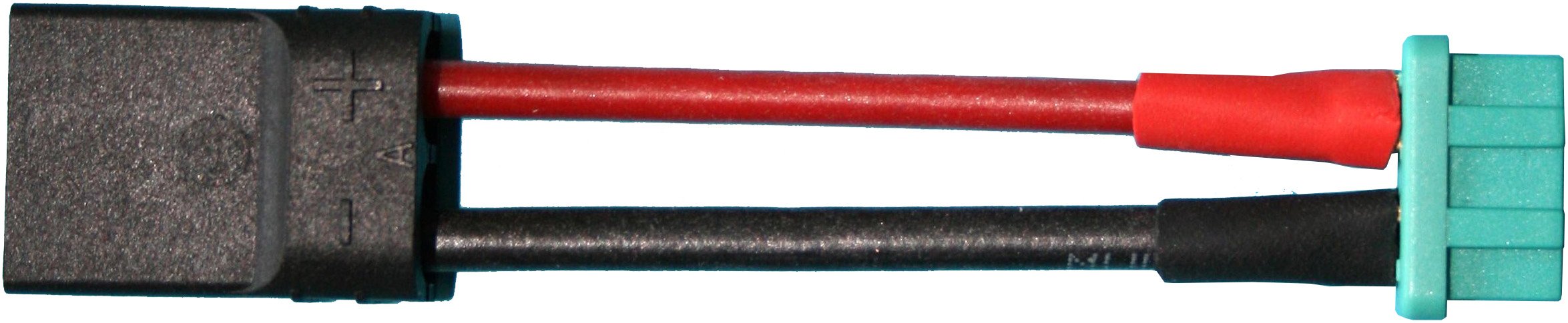 Adapterkabel TRX-Buchse | auf 
MPX-Doppelkontaktbuchse
2,5 mm², Silikon, 7 cm, lose 
- Made in Germany -