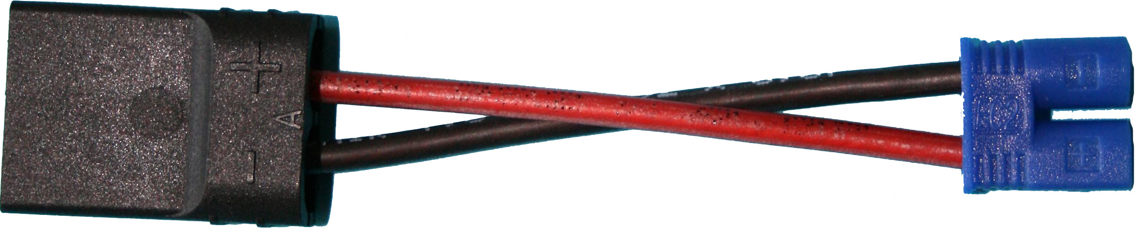 Adapterkabel TRX-Buchse auf EC2-Stecker |
1,5 mm², Silikon, 7 cm, lose 
- Made in Germany -