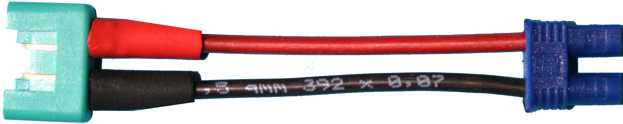 Adapterkabel MPX-Stecker auf EC2-Buchse |
1,5 mm², Silikon, 7 cm, lose 
- Made in Germany -