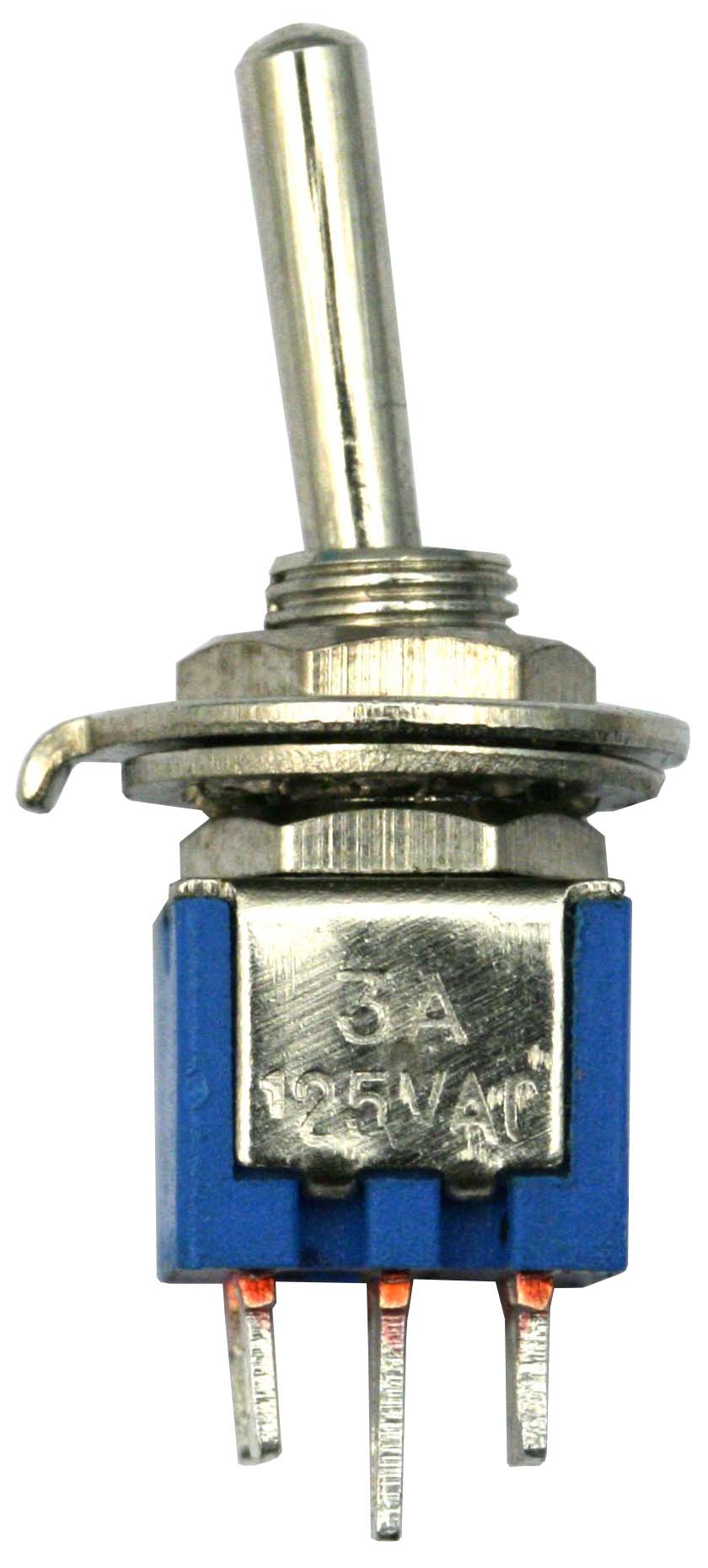 Sub - Miniaturschalter 2 x UM |
(2-poliger Umschalter), 125 V / 3 A
Mindestbestellmenge: 10 Stück