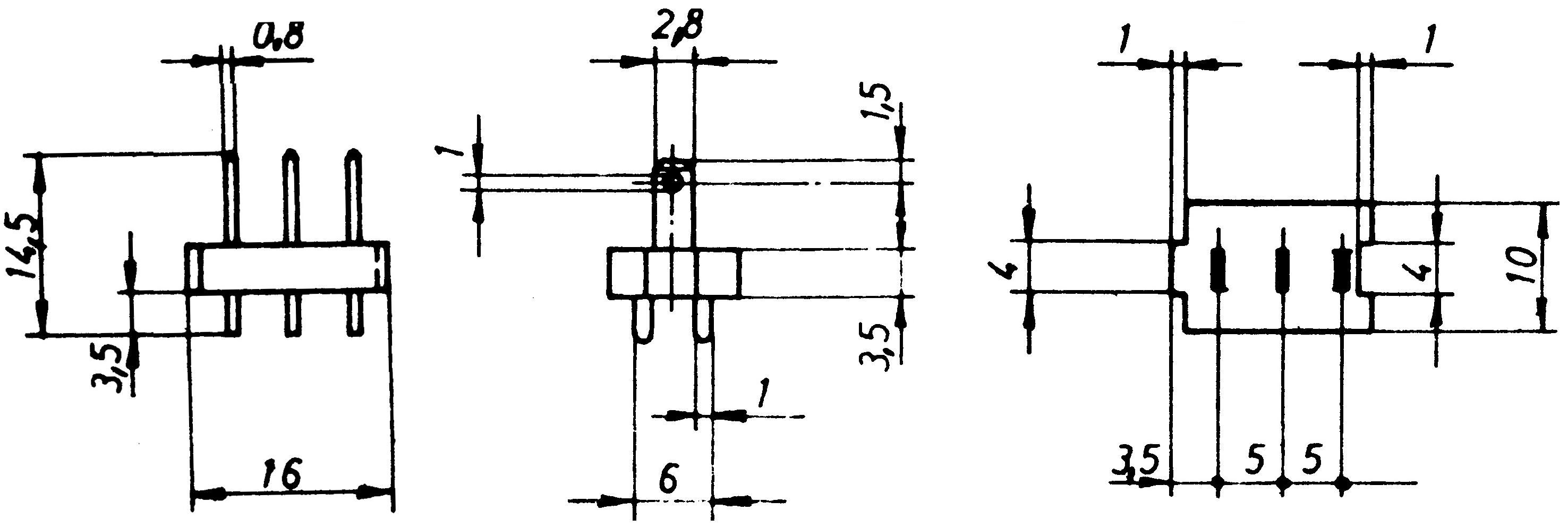 FLSTBL 3P RM7,5 - 2,8 mm - Ni2Sn5 -  | schwarz, 
Flachsteckerblock 3-polig, RM7,5, 2,8 mm, 
gewinkelt - Made in Germany -