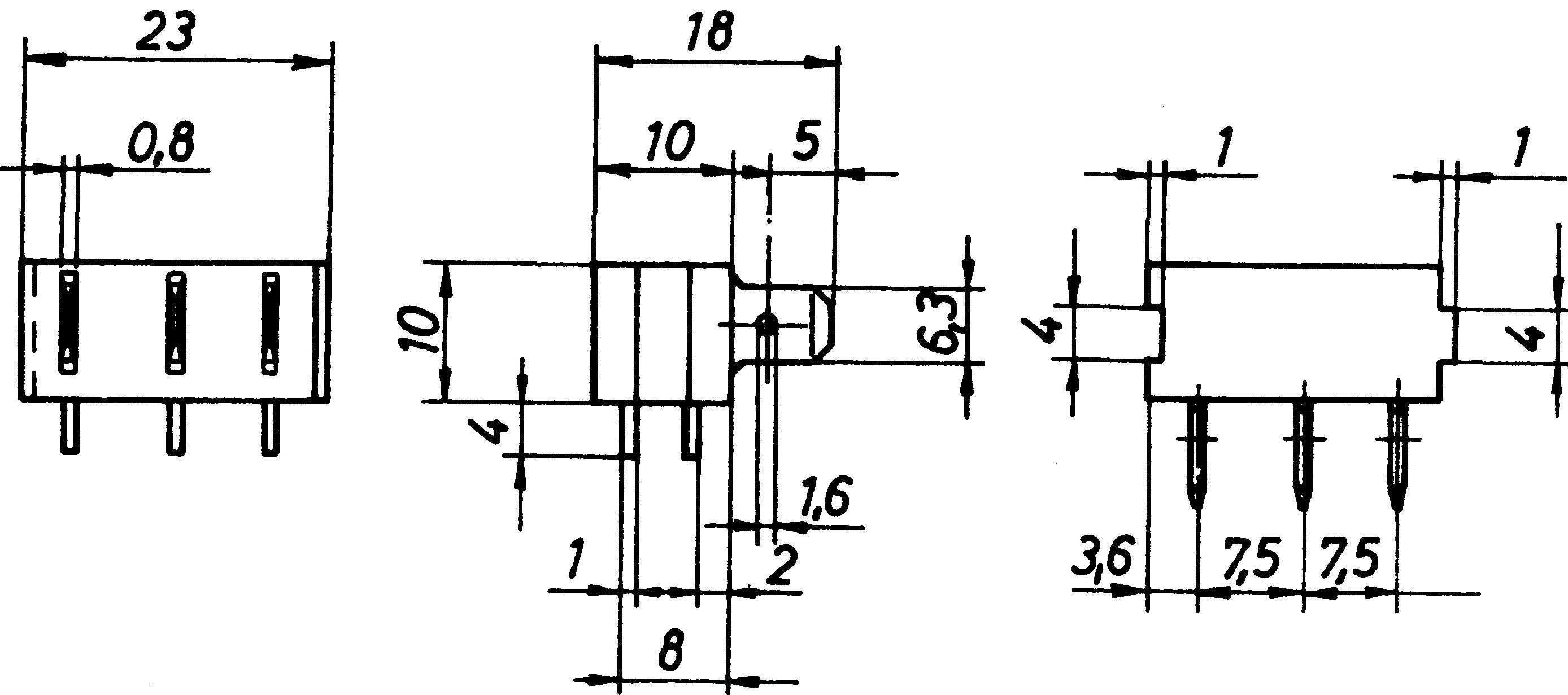 FLSTBL 3P RM7,5 - 6,3 mm - Ni2Sn5  - | schwarz, 
Flachsteckerblock 3-polig, RM7,5, 6,3 mm,
gewinkelt - Made in Germany -
