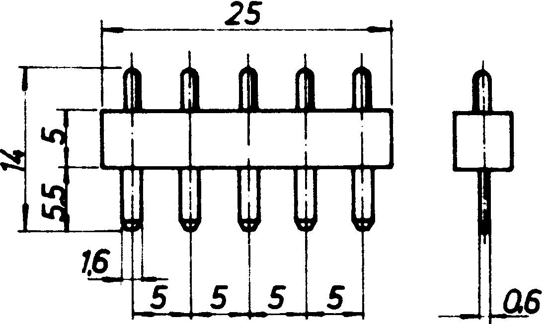 Stecker 5-polig, gerade, grau, Stiftpin gold |