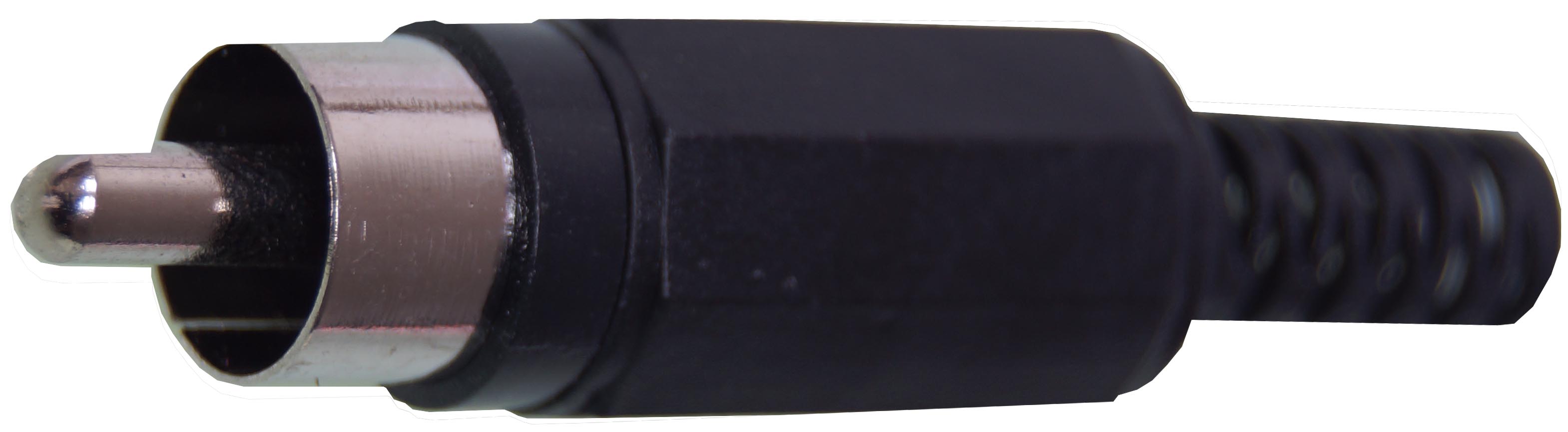 Chinch-Stecker schwarz mit Knickschutz |
10 Stück
