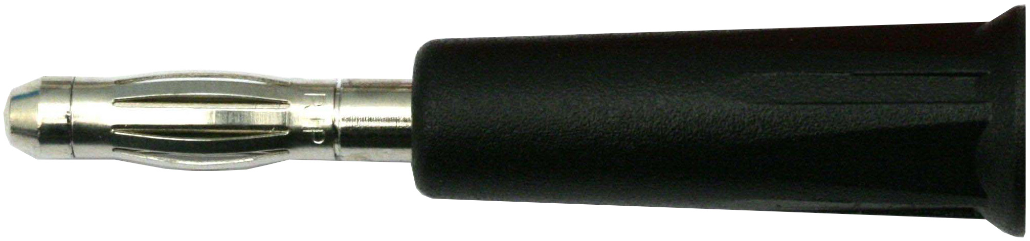 Mittellamellenstecker 4 mm, schwarz |
mit Lötanschluss
