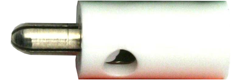 Zwergstecker 2,6 mm, weiß |
