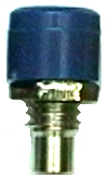 Zwergbuchse 2,6 mm, blau |
