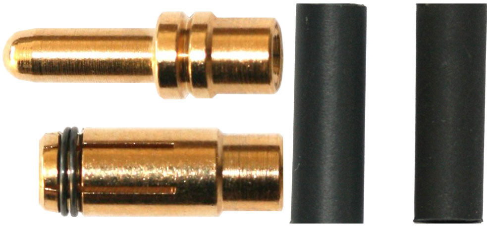 2,5 mm Hochleistungs-Goldverbinder |  
für Kabel bis 2,5 mm², 50 A
Stecker+Buchse, 1 Paar mit Isolierung
AUSLAUFARTIKEL