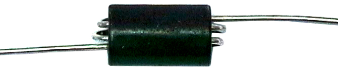 Entstördrossel - Breitband-Induktivität |
Wd: 2,5,  Z 680 ohm/180 MHz