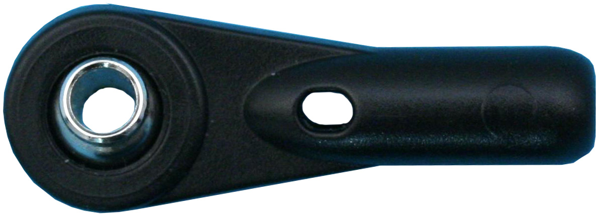 Kunststoffkugelgelenk, 5,8 mm Kugel |  
3 mm Loch, für M3 Gewinde, 100 Stück
 - Made in Germany -