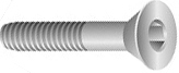 M5 x 40 Senkschraube, Innensechskant | 
V4A Edelstahl, DIN 7991, 10 Stück im Beutel