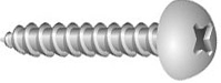 2,9 x 25 mm Blechschraube, Linse, PH | 
V2A, Edelstahl, DIN 7981, 10 Stück im Beutel