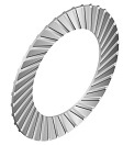 4,3 mm Schnorr-Sicherungsscheiben |  
Form S, beidseitig gezahnt,
V2A, Edelstahl, 10 Stück im Beutel