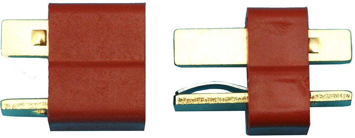 Deans original, groß|
10 Paar im Beutel
3 s: 50 A, 2 min: 35 A, 24 h: 30 A
max: 4,0 mm² (AWG11)
AUSLAUFARTIKEL